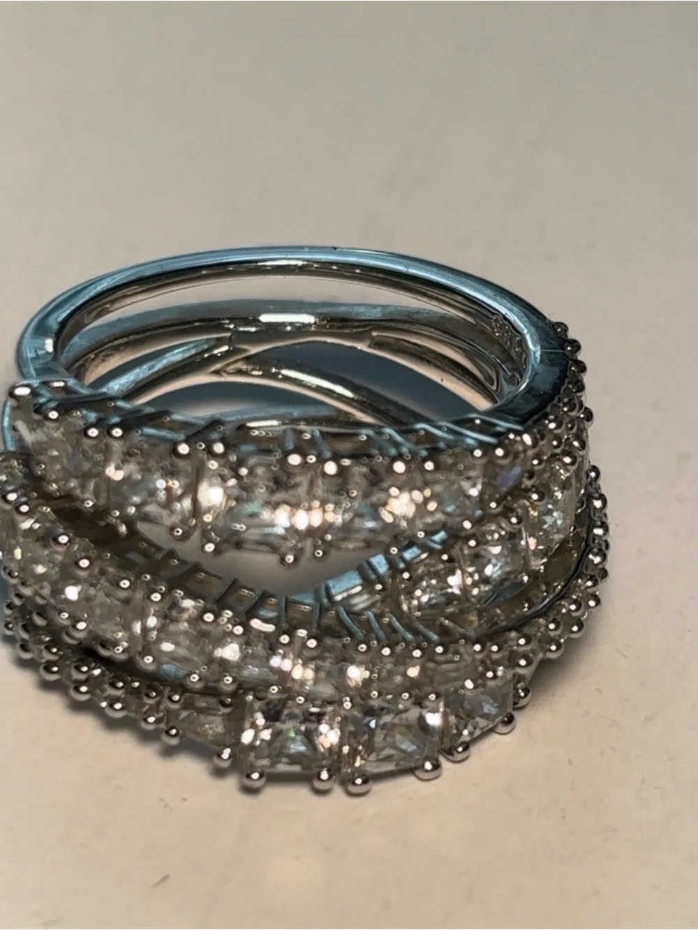 Swarovski Multi-Row Ring